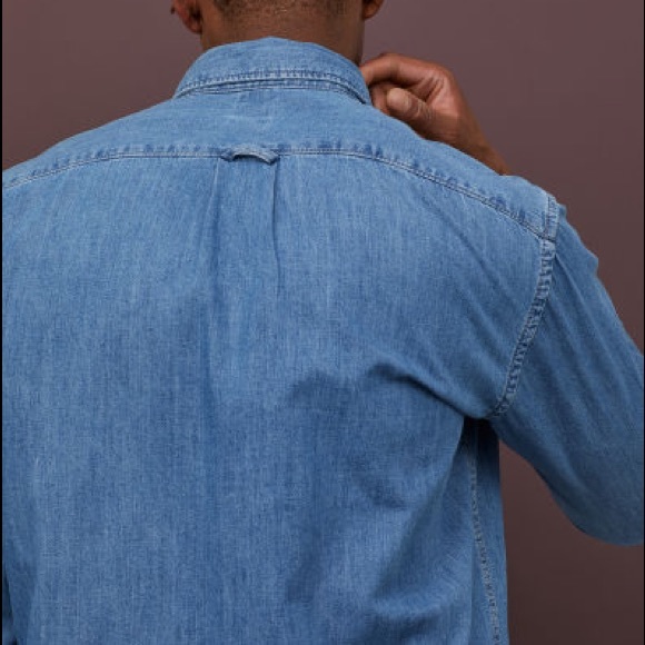 Denim Shirt Brand H&M New with Tags - Picture 3 of 5